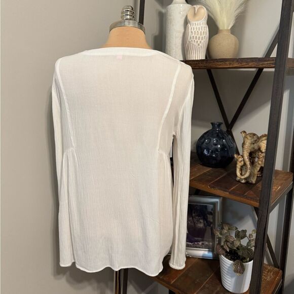 Lilly Pulitzer Dahle Gauze Embroidered Tunic Top Women’s Small Beach Coastal - Picture 2 of 10